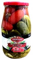 Ассорти овощное (огурцы томаты) 1,5 л Виталенд